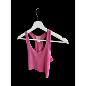 Hot Gossip Tank Top Sz Small Hot Pink Vintage 80's Womens